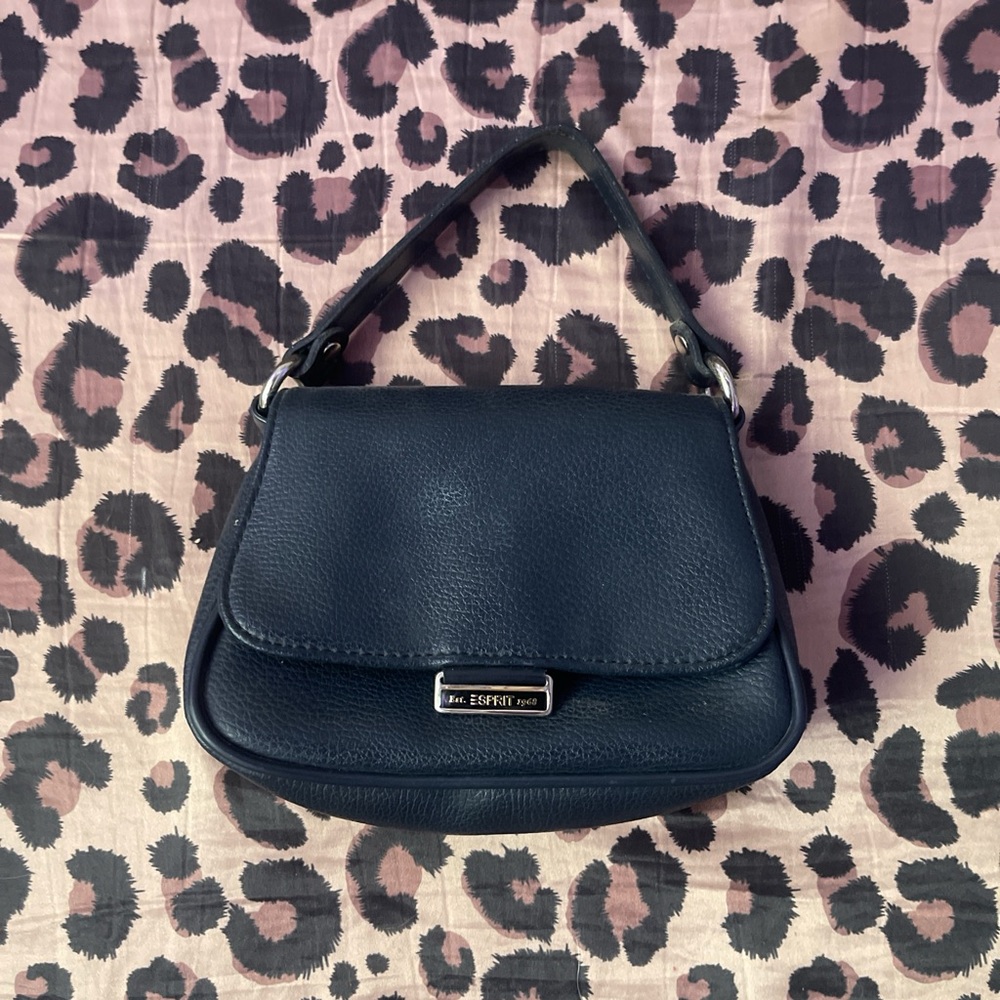 Esprit Blue Shoulder Bag with Structured Design